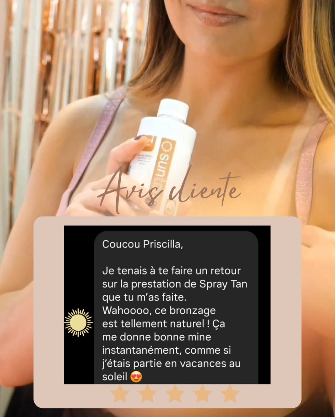 Avis de Mélanie après une séance Beauty By Prisci