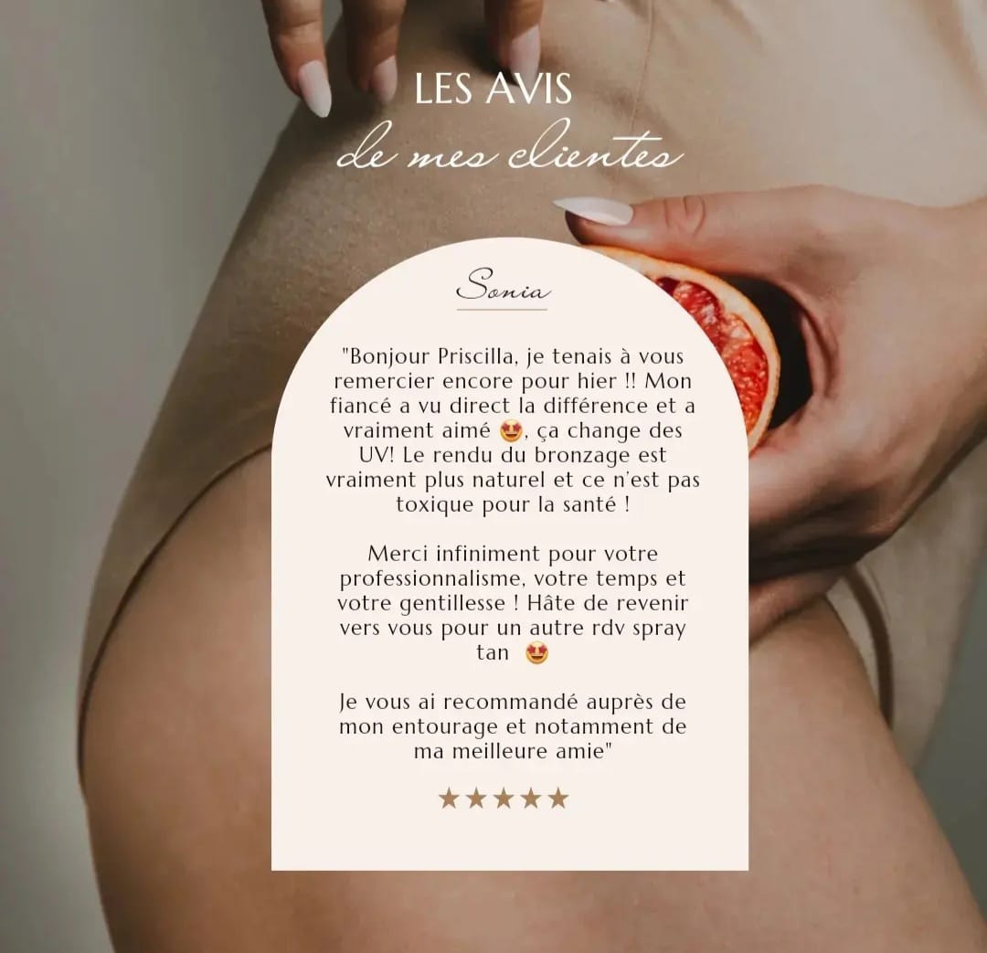 Avis de Sonia après une séance Beauty By Prisci